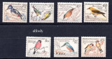 CEHOSLOVACIA 1959, Fauna, Pasari, serie neuzata, MNH