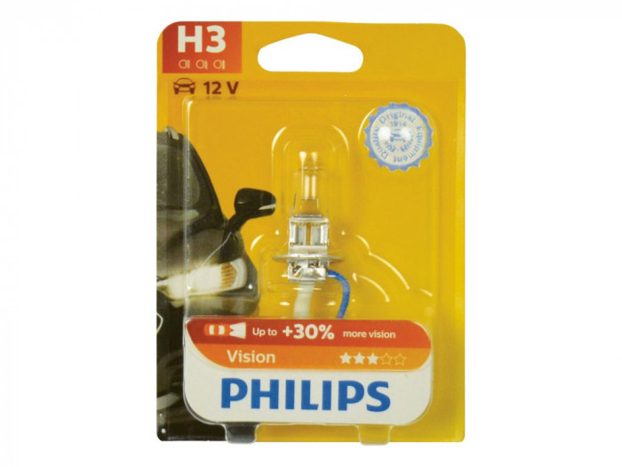 Bec Halogen H3 Philips Vision 12V, 55W