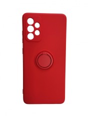 Husa Telefon Silicon Samsung A72 5G a725 Liquid Red Ring