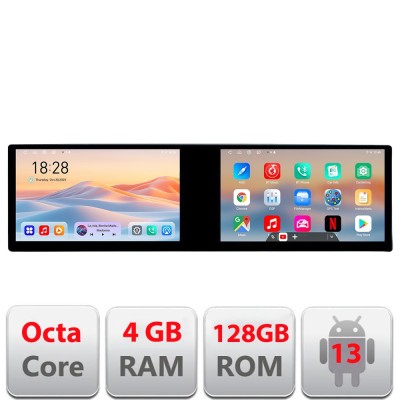 Navigatie Nissan Navara 2006-2014 Kit-NAVARA Edotec 2 ecrane 8 core 4+128 21.6 inch Incell android Wifi 5Ghz gps internet CarStore Technology foto