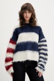 The Ragged Priest pulover culoarea bleumarin, RPSS251095KW
