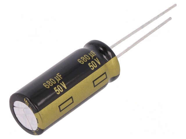Condensator electrolitic low ESR 680uF 50V THT