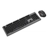 Set gaming, USB, tastatura si mouse cu leduri RGB, WB-595, 196918