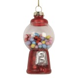 Cumpara ieftin Set 6 ornamente brad Craciun sticla multicolora X-mas &Oslash; 5x9 cm