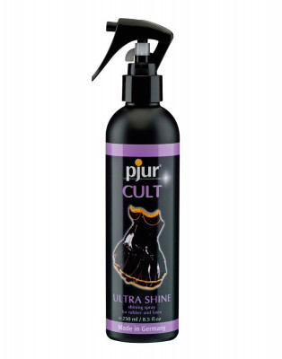 Spray pentru luciu imbracaminte Latex, Pjur Cult Ultra Shine, 250 ml foto