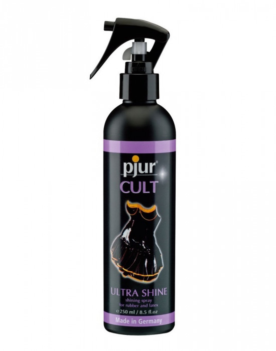 Spray pentru luciu imbracaminte Latex, Pjur Cult Ultra Shine, 250 ml