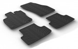 Set covorase auto din cauciuc Seat Ateca 07.2016-, Cupra Ateca SUV 04.2016-, Negru, Gledring, 4 buc.