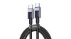 Cablu Ugreen L512 USB-C USB-C, Power Delivery, 5A, 1m, 480Mbps (gri stelar)