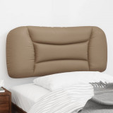 VidaXL Pernă pentru tăblie pat, cappuccino, 90 cm, piele artificială
