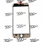 Geam OCA iPhone 6 Plus alb