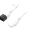 Cablu Alimentare IEC C13-C14 3m Alb 10A 250V