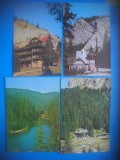 HOPCT LOT 3860 - 4 CARTI POSTALE-LACU ROSU ..JUD -HARGHITA-NECIRCULATE, Necirculata, Printata