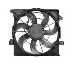 Ventilator radiator GMV, Hyundai I40, 2011- motor 1.7 Crdi, 470; 3 pini, cu pre-rezistor