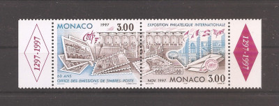 Monaco1996 - 60 de ani de emitere a timbrelor, Expo Monaco 97, serie, MNH foto