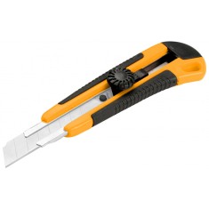Cutter cu lama cu clic 18x100 mm cu buton rotativ de fixare,