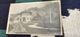 Fotografie tip carte postala GARA BREAZA , judet Prahova , An 1937