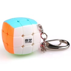 Cub tip Rubik Breloc Cub 3x3x3, color, jucarie educativa