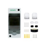 Cutie de protecție pentru distribuție, cutie de siguranțe impermeabilă IP65 pentru exterior, montată pe suprafață, mică