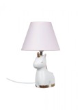 Lampa de masa pentru copii, 3D, Unicorn roz, 19x19x31cm, Oem