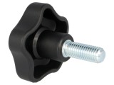 Buton de reglare &Oslash; 63mm, filet M12, &icirc;nălțime 37mm