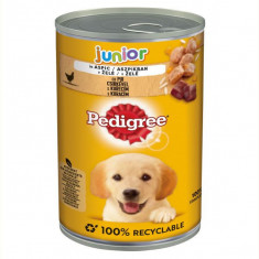 Pedigree conservă cu pui în gelatină, pentru cățeluși 400g