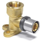 Cot de perete pentru fitinguri de presare simplu 20 x 2 - 1/2" IG 52 mm