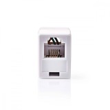 Cuplaj modular Nedis RJ11 mama - RJ11 mama alb