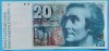 SV * Elvetia 20 FRANCI / VANGT FRANCS 1978 - 1992 * Horace Benedict de Saussure