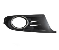 Grila bara fata Vw Golf 6 5K1 10.2008-2016, partea Dreapta capac 5K0853666 cu gaura pentru proiector , cu inel cromat