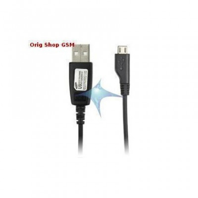 Cablu De Date Samsung ECC1DU0BBK 80cm (Micro USB) Orig China foto