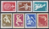Ungaria 1958 - Campionatele Internaționale de Lupte și Campionatele Europene de &Icirc;not și Tenis de Masă, MNH