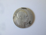 An rar! Ungaria 1 Forint 1880 K.B. argint 900, Europa