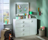 Dulap, &Ccedil;ilek, Baby Cotton Large Dresser, 125x89x56 cm, Multicolor