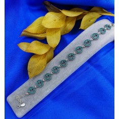 Bratara din Argint --Blue--Turcoaz New Model--- ARG147F