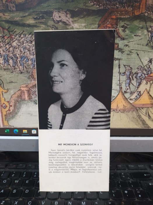 Deak Beke Eva pliant, text Kantor Lajos, expoziție Korunk Galeria, apr. 1977 152