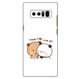 Husa compatibila cu Samsung Galaxy Note 8 Silicon Gel Tpu Model Bubu Dudu Muaah Love You