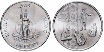 Vanuatu 2015 - 20 vatu aUNC foto