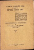 1047SPN Patronatul eclesiastic ungar &icirc;n raport cu drepturile statului rom&acirc;n studiu istoric-statistic și politic-bisericesc de Gheorghe Ciuhandu, 1928