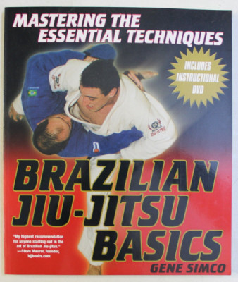 MASTERING THE ESSENTIAL TECHNIQUES , BRAZILIAN JIU - JITSU BASICS by GENE SIMCO , 2004 *CD foto