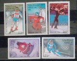 Laos 1992 sport Jocurile Olimpice de iarnă Albertville 92 serie Nestampilat