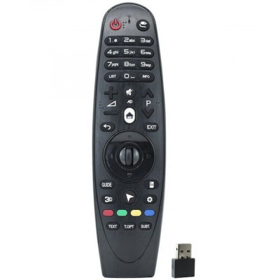 Telecomanda pentru LG Smart TV AN-MR600/A, cu USB, x-remote, Negru foto