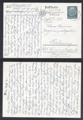Germany 1940 Old postcard postal stationery Bayern to Wien D.452 foto