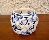 SUPORT DE LUMANARE- MARCAJ DELFT DECO HOLLAND- HANDPAINTED D8CM