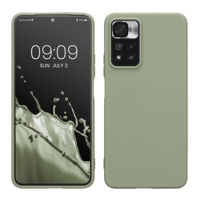 Husa Kwmobile pentru Xiaomi Redmi Note 11 Pro Plus 5G, Verde, Silicon, 58095.172 foto