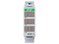 Voltmetru Digital pentru Montare 80-500V Exact 1% IP20 WNC-3