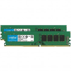 Memorie Crucial 16GB DDR4 2666MHz CL19 1.2v Single Ranked x8 Dual Channel Kit foto