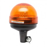 Girofar LED 40 SMD Portocaliu 12V/24V Prindere Suport Picior ALM