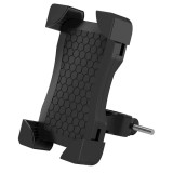 Suport pentru telefon mobil Siegbert, prindere pentru biciclete si motociclete, negru
