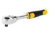 Cheie clichet cu comutator 1/4, lungime 198mm, 72 de dinți, Stanley