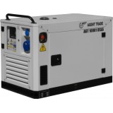 AGT 10001 DSEA - Generator de uz general 9.6 kW Yto - 16 CP 25 l pornire electrica motorina insonorizat protectie termica senzor lipsa ulei protectie